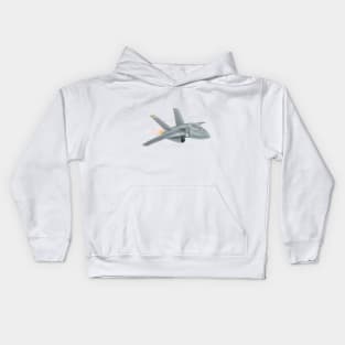 Military Jet Fighter Kids Hoodie